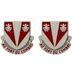 489th Engineer Battalion Unit Crest (Au Fort Du Combat)